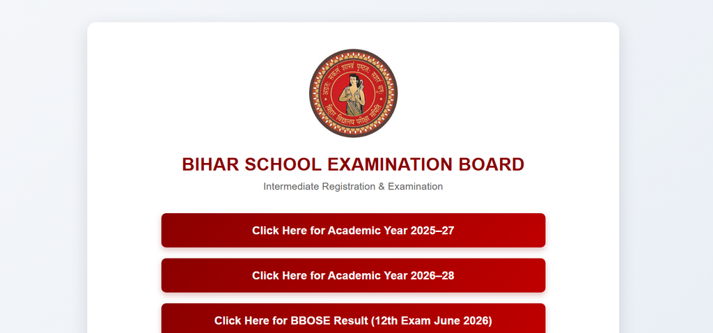 Bihar Board 12th Dummy Admit Card 2027 official website