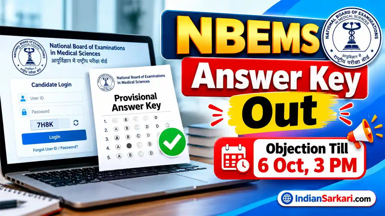 NBEMS Exam Answer Key 2026