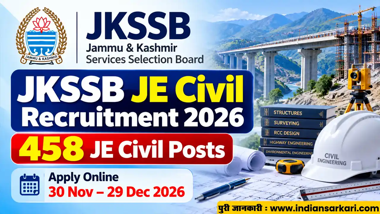 JKSSB JE Civil Recruitment 2026