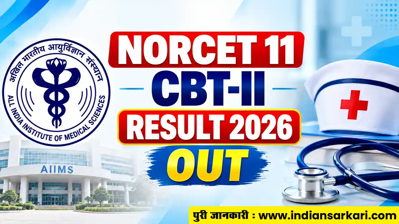 AIIMS NORCET 11 CBT-II Result 2026