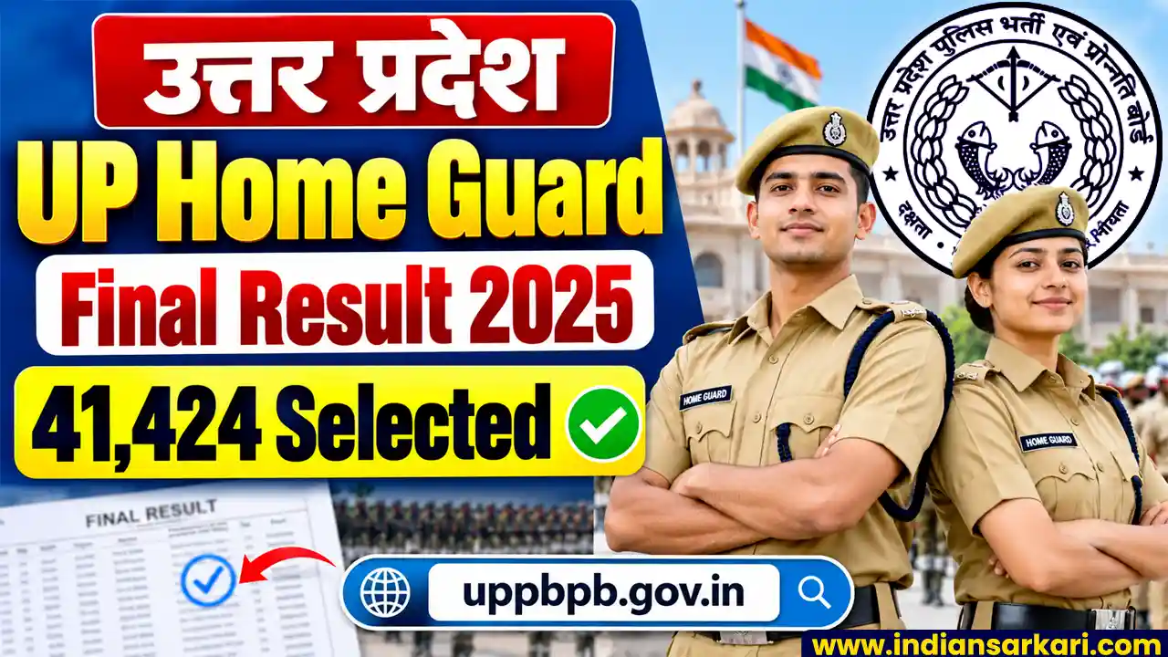 UP Home Guard Final Result 2026