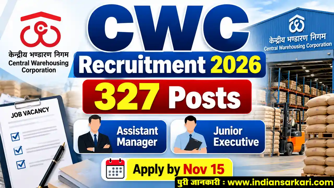 CWC Recruitment 2026